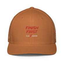Load image into Gallery viewer, Finish First Trucker Golf Cap