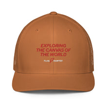 Load image into Gallery viewer, Exploring the Canvas of the World Trucker Cap