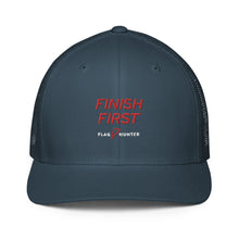 Load image into Gallery viewer, Finish First Trucker Golf Cap