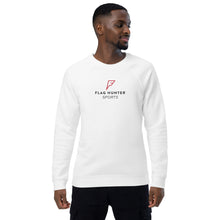 Load image into Gallery viewer, Flag Hunter Sports - Racing Warm Up organic raglan sweatshirt