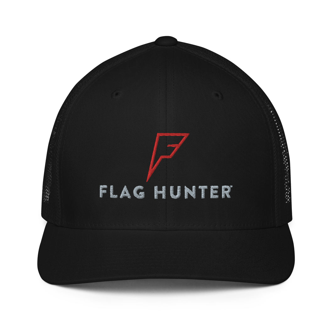 Flag Hunter + F-Logo Trucker Golf Cap