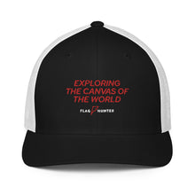 Load image into Gallery viewer, Exploring the Canvas of the World Trucker Cap
