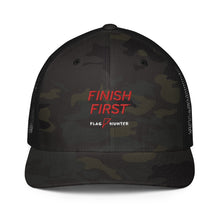 Load image into Gallery viewer, Finish First Trucker Golf Cap
