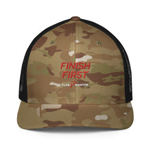 Load image into Gallery viewer, Finish First Trucker Golf Cap
