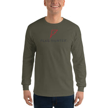 Load image into Gallery viewer, Flag Hunter - F - Logo Men’s Long Sleeve Shirt
