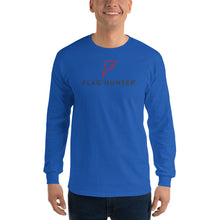 Load image into Gallery viewer, Flag Hunter - F - Logo Men’s Long Sleeve Shirt
