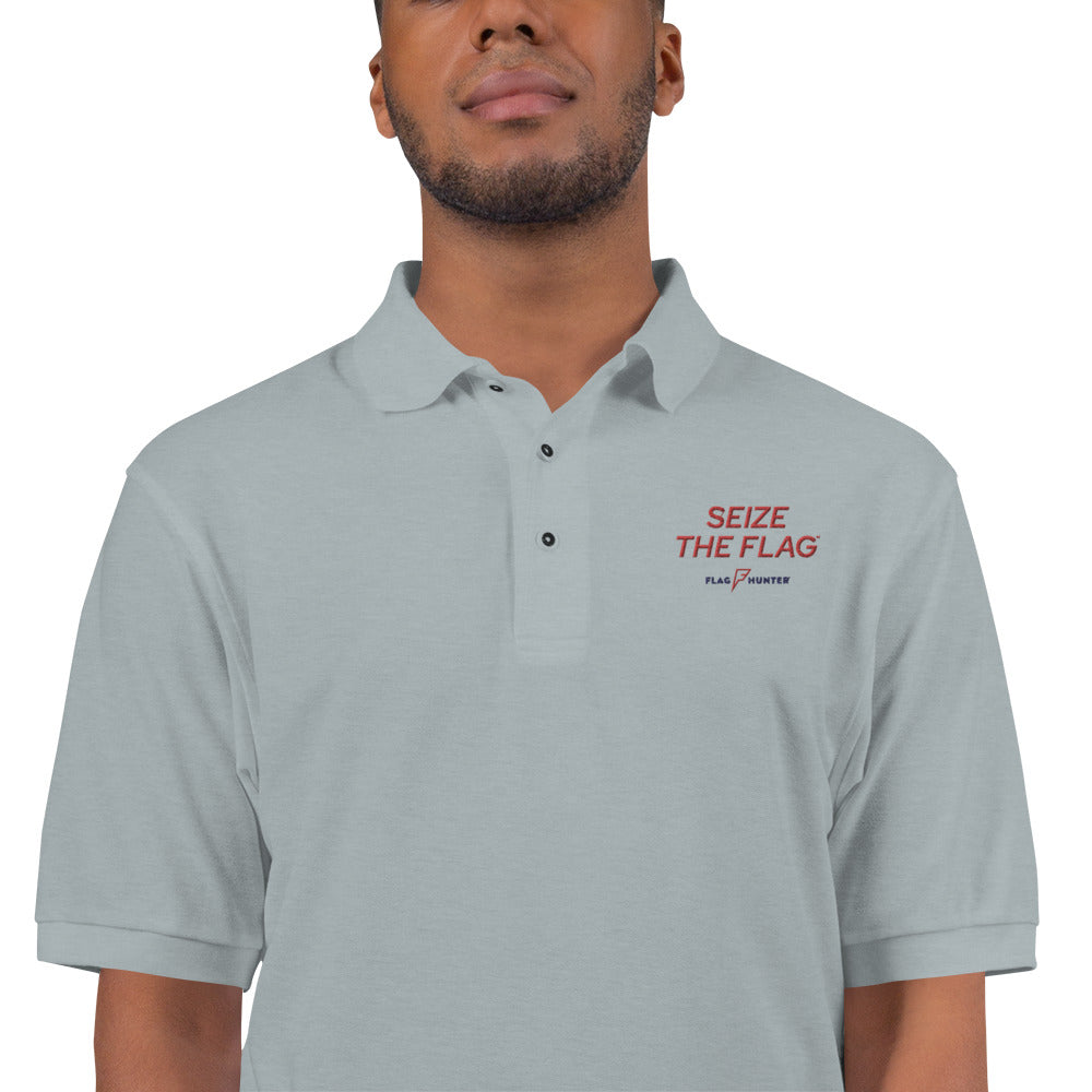 Seize The Flag Golf Polo