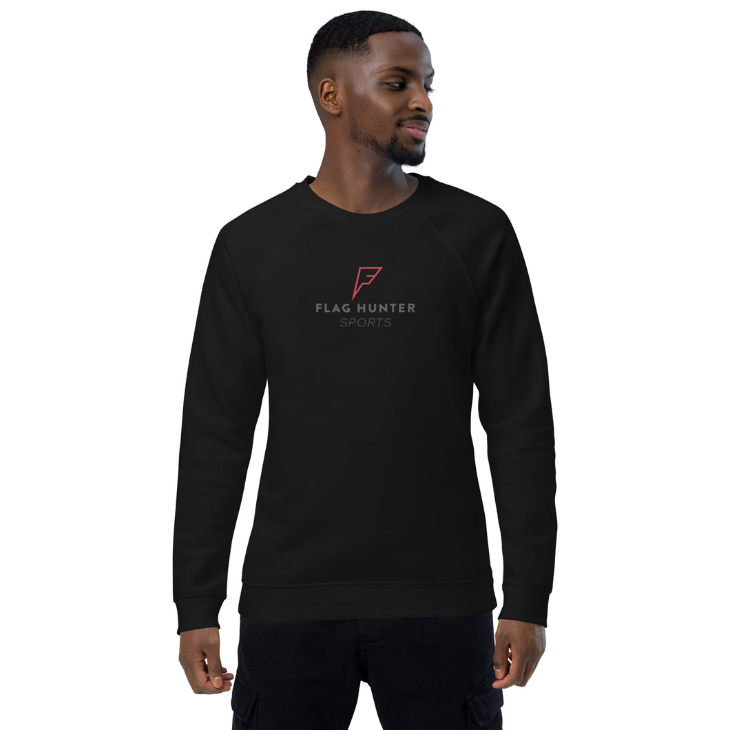 Flag Hunter Sports - Racing Warm Up organic raglan sweatshirt